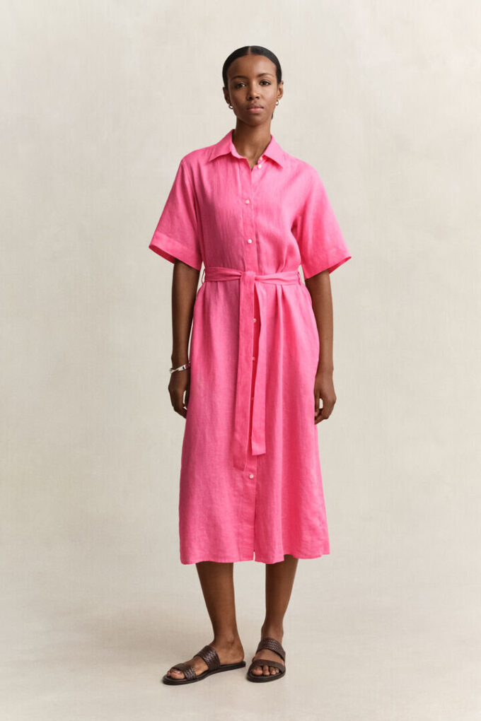 Linen Shirt Dress