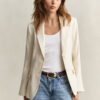 Linen Stretch Blazer