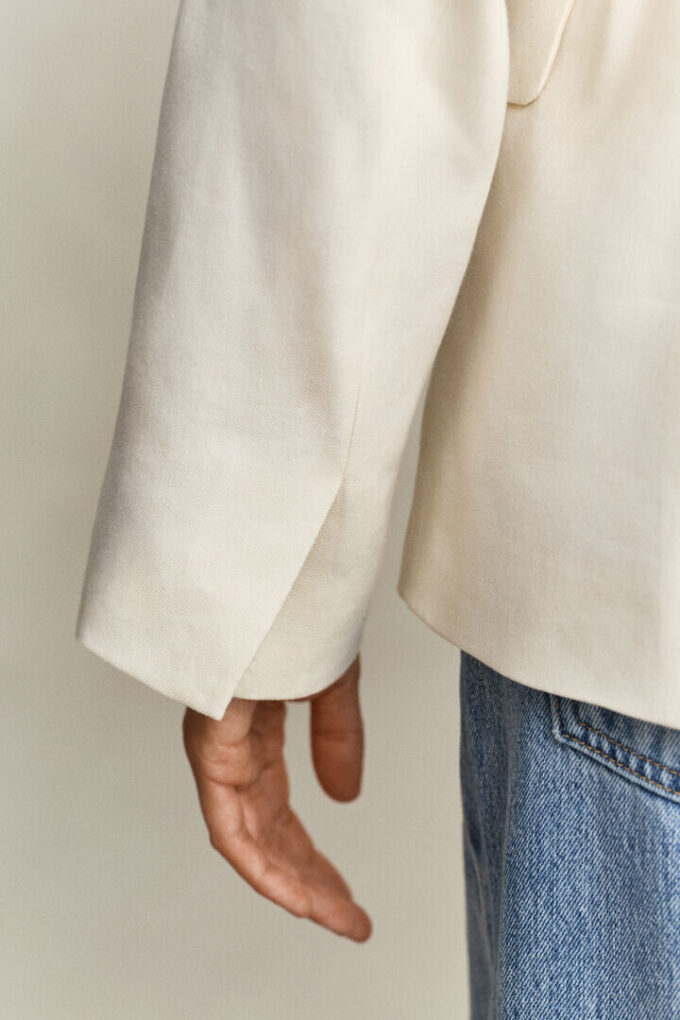 Linen Stretch Blazer