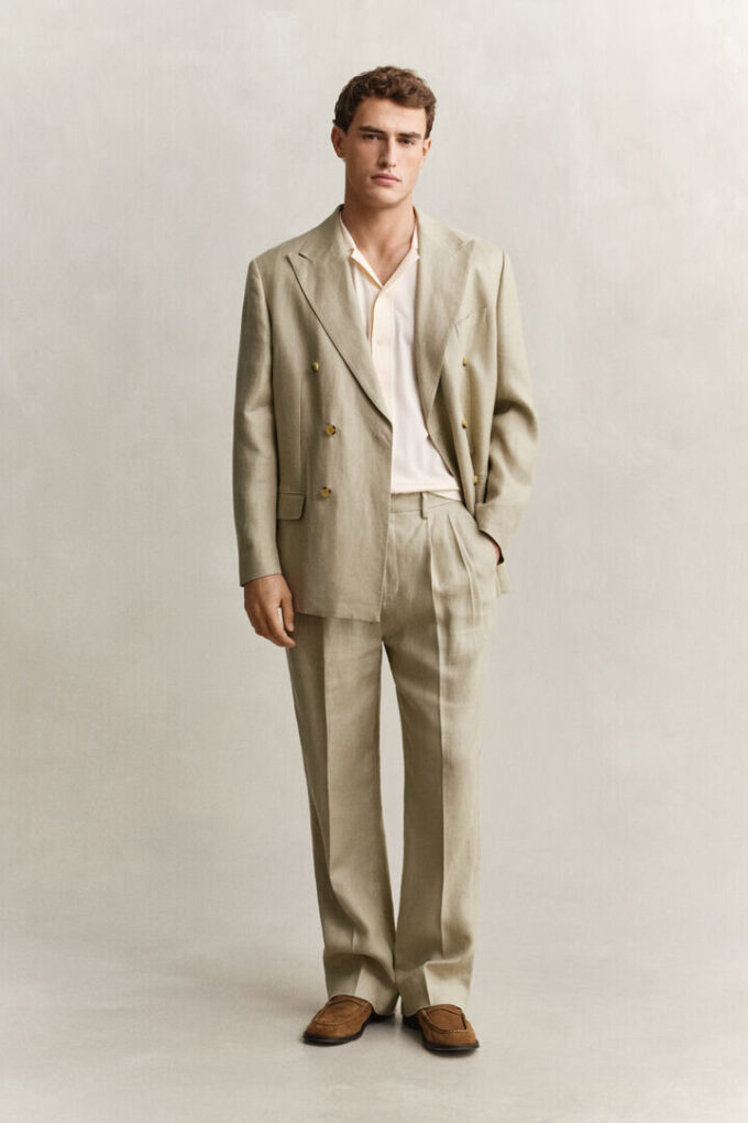 Linen Suit Pants