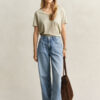 Linen V-Neck T-Shirt