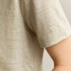 Linen V-Neck T-Shirt
