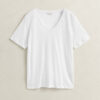 Linen V-Neck T-Shirt