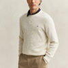 Mini Cable Knit Crew Neck Sweater
