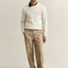 Mini Cable Knit Crew Neck Sweater