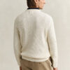 Mini Cable Knit Crew Neck Sweater
