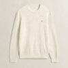 Mini Cable Knit Crew Neck Sweater