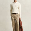 Mini Cable Knit Half-Zip Sweater