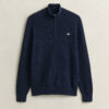 Mini Cable Knit Half-Zip Sweater