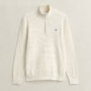 Mini Cable Knit Half-Zip Sweater
