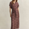 Monogram Cap Sleeve Dress