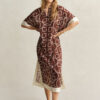 Monogram Cotton Silk Caftan