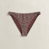 Monogram Printed Hipster Bikini Bottoms