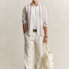 Multistriped Linen Shirt