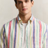 Multistriped Linen Shirt