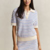 Multistriped Textured Top