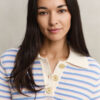 Multistriped Textured Top