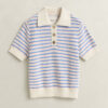 Multistriped Textured Top