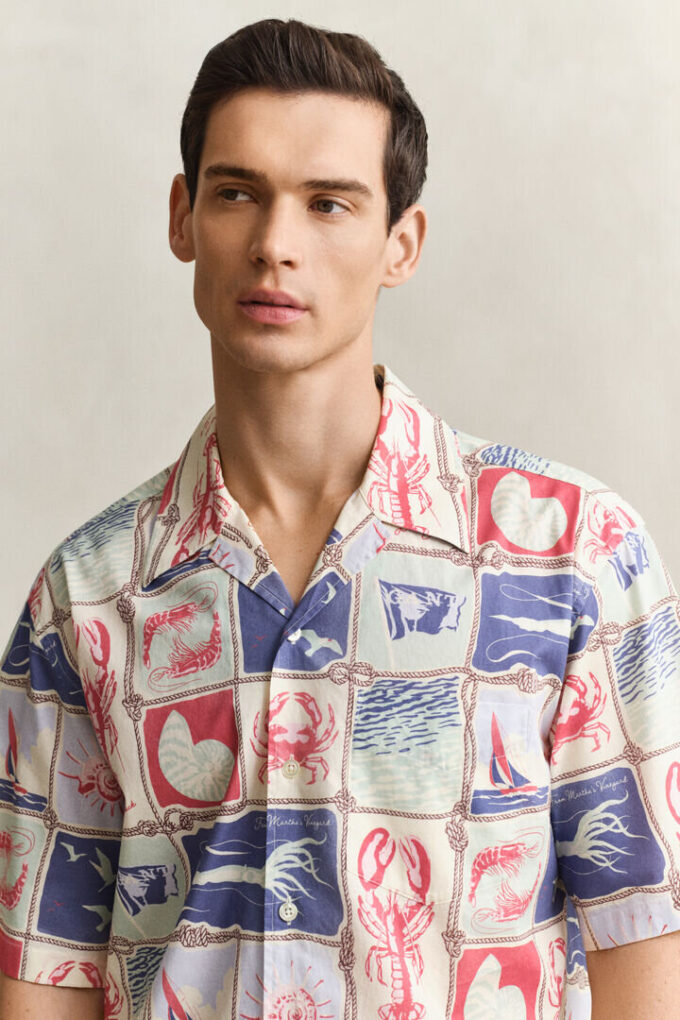 Nautical Short Sleeve Shirt