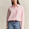Oversized Classic Striped Poplin Shirt