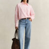 Oversized Classic Striped Poplin Shirt
