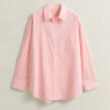 Oversized Classic Striped Poplin Shirt