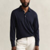 Pima Cotton Long Sleeve Polo Shirt