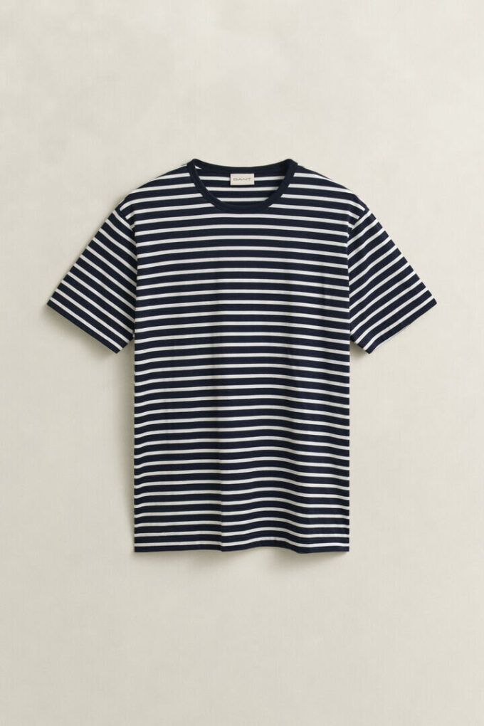 Pima Cotton Striped T-Shirt