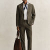 Pinstriped Suit Jacket