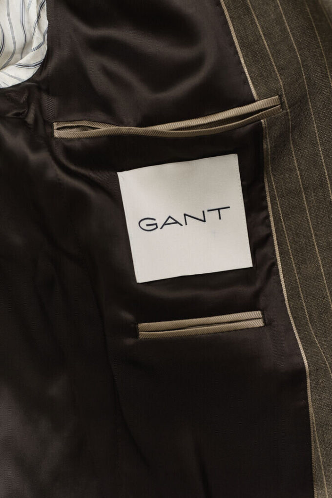 Pinstriped Suit Jacket