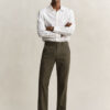 Pinstriped Suit Pants