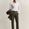 Pinstriped Suit Pants