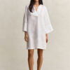Popover Linen Dress