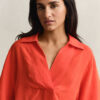 Popover Linen Dress