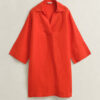 Popover Linen Dress