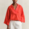Popover Linen Shirt