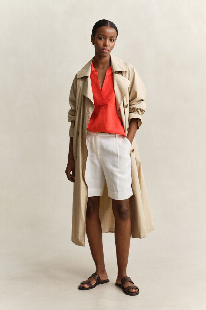 Popover Linen Shirt