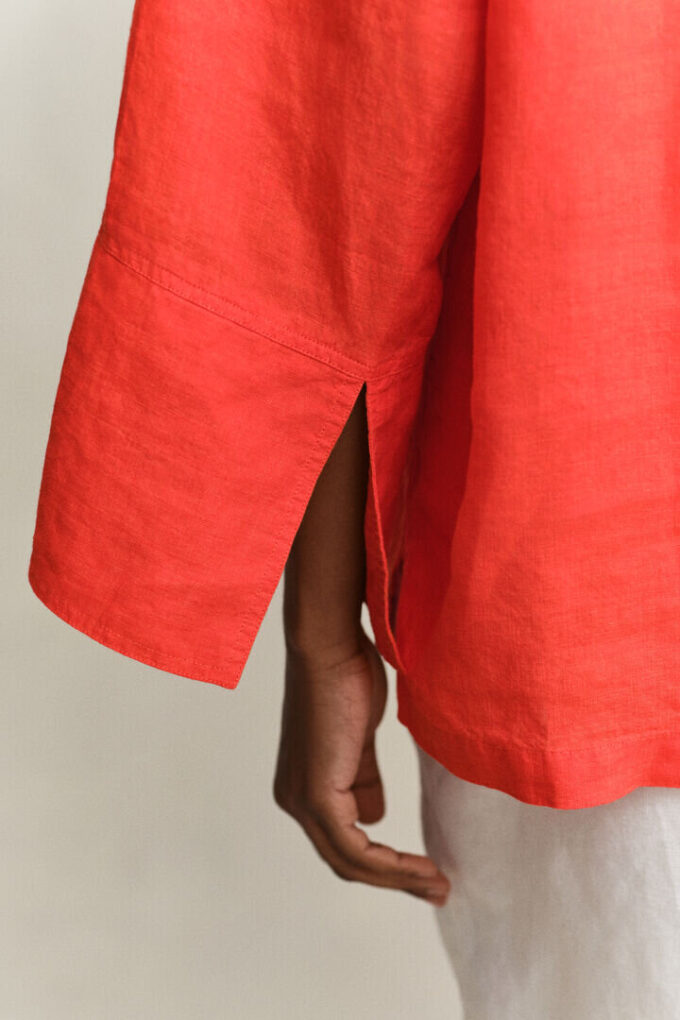 Popover Linen Shirt