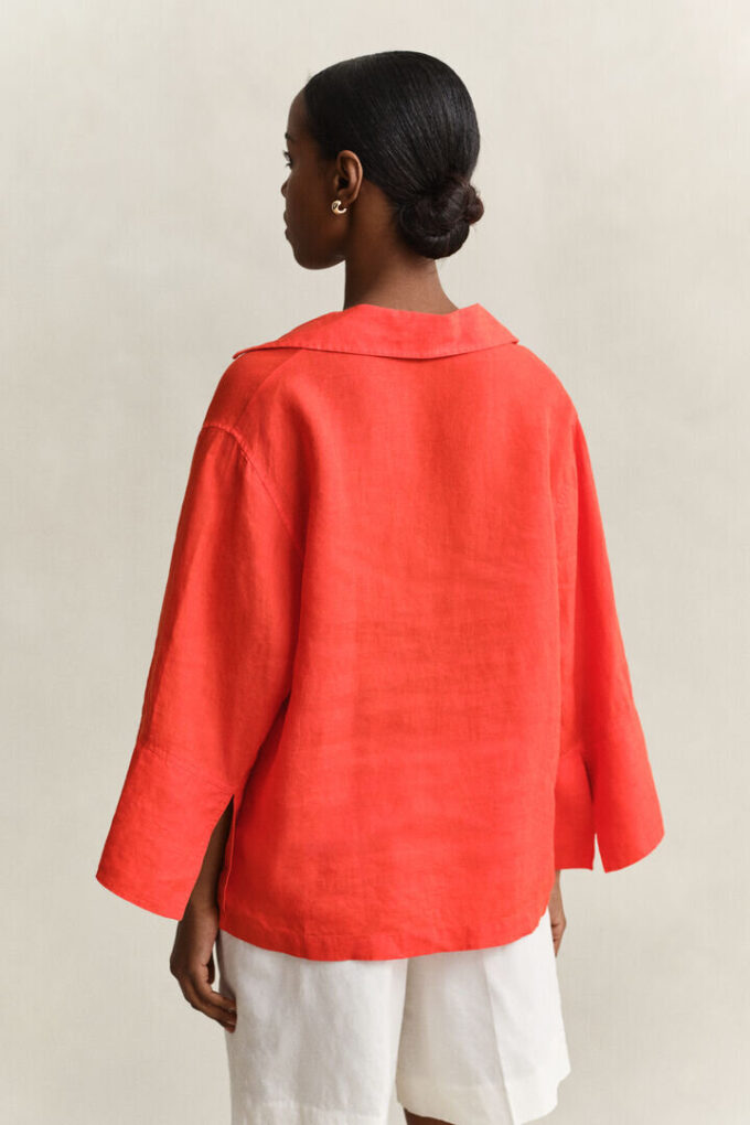 Popover Linen Shirt
