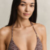 Printed Padded Triangle Bikini Top