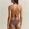 Printed Padded Triangle Bikini Top