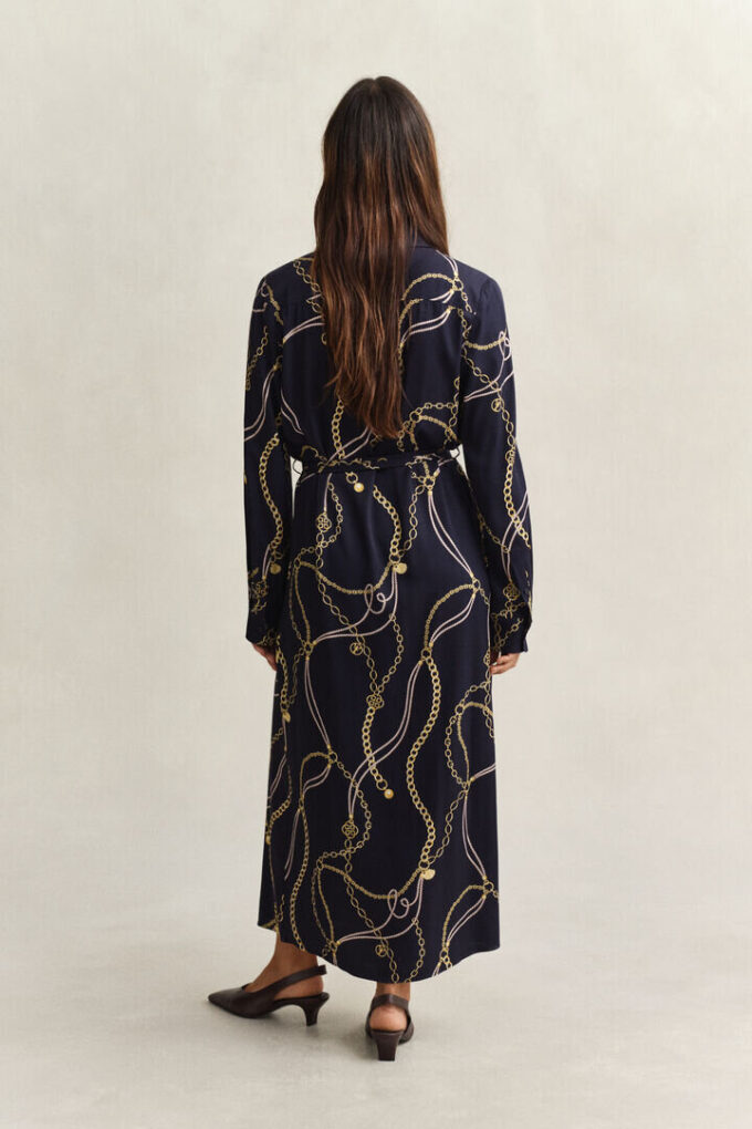 Printed Shirt Dress