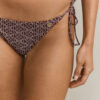Printed Side Tie Bikini Bottoms