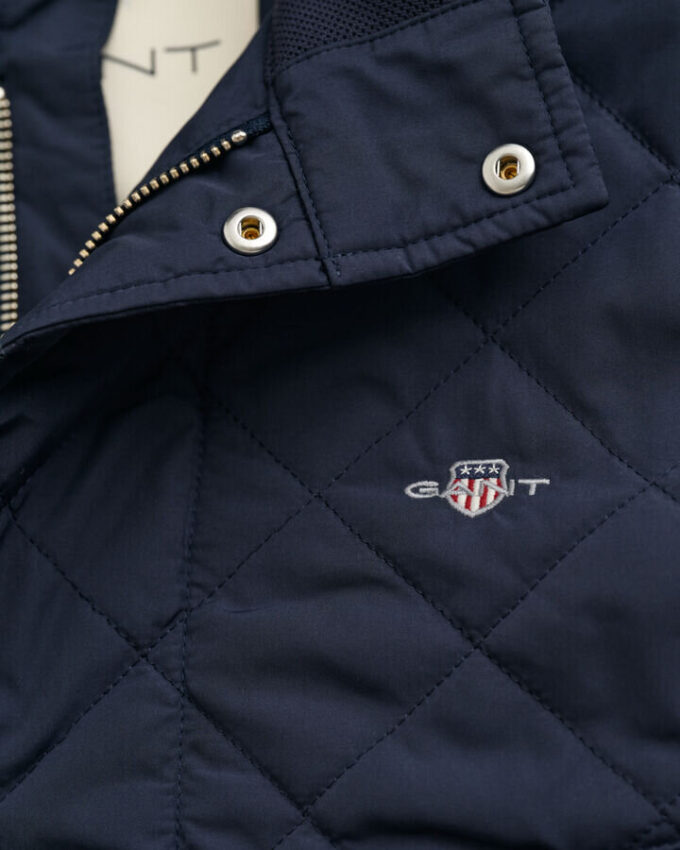Quilted Windcheater Mid-Length Jacket