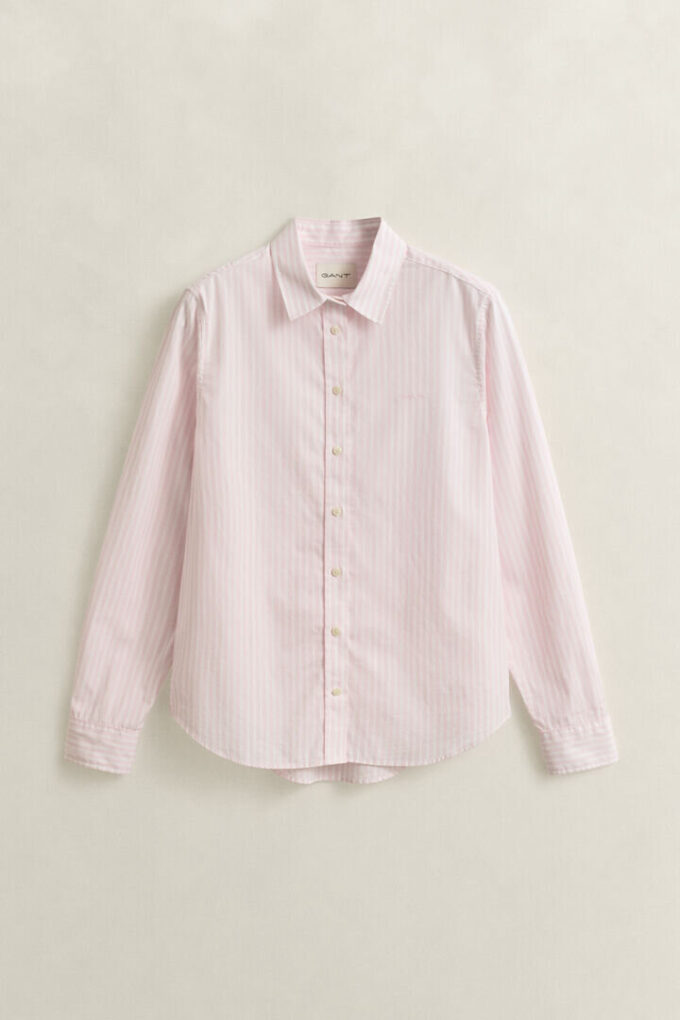 Regular Fit Classic Striped Poplin Shirt