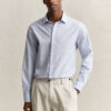 Regular Fit Dobby Striped Shirt