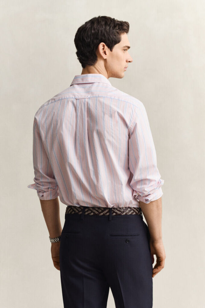 Regular Fit Dobby Striped Shirt