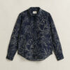 Regular Fit Floral Print Cotton Silk Shirt
