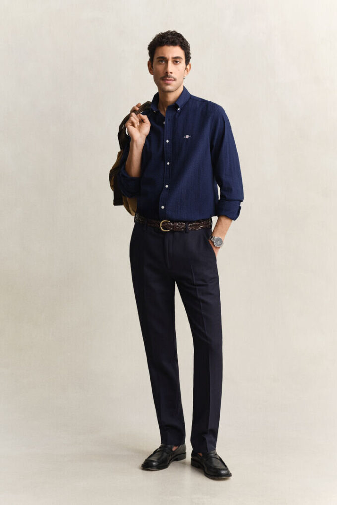Regular Fit Seersucker Shirt