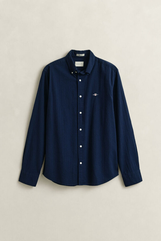 Regular Fit Seersucker Shirt